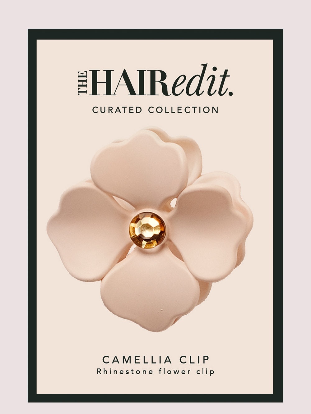 ❤️Camellia Rhinestone Flower Claw Clip❤️